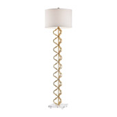 Castile 1 Light Floor Lamp In Gold Leaf - ELK Home D2932