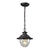 Traditional Searsport Outdoor Hanging Lantern Pendant - Elk Lighting 45041/1