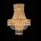 Crystal Tranquil Wall Sconce - Elegant Lighting 2528W12G