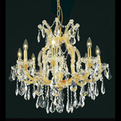 Crystal Maria Theresa Chandelier - Elegant Lighting 2801D26G