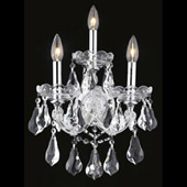Crystal Maria Theresa Wall Sconce - Elegant Lighting 2801W3C