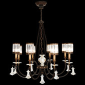 Classic/Traditional Eaton Place Eight Light Crystal Chandelier - Fine Art Handcrafted Lighting 585240