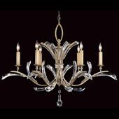 Crystal Beveled Arcs Chandelier - Fine Art Handcrafted Lighting 702440