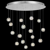 Contemporary Natural Inspirations 32" Round Multi Pendant Fixture - Fine Art Handcrafted Lighting 862840-106L