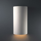 Contemporary Ambiance Really Big Cylinder Outdoor Wall Sconce - Justice Design CER-1160W-BIS