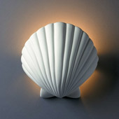 Ambiance ADA Scallop Shell Wall Sconce - Justice Design CER-3730-BIS