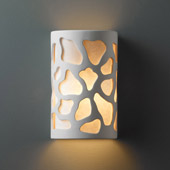 Casual Ambiance Large ADA Cobblestones Wall Sconce - Justice Design CER-5455-BIS