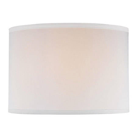 Lite Source CH1152-14OFF/WH Drum Shade