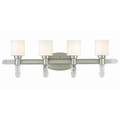 Contemporary Glamis Vanity Light - Lite Source LS-16864SS/FRO
