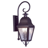 Traditional Amwell Outdoor Wall Lantern - Livex Lighting 2551-07