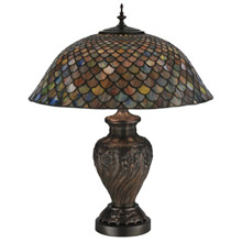 Meyda 118588 Tiffany Fishscale Table Lamp