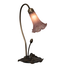 Meyda 13820 Pond Lily 16" High Purple Accent Lamp