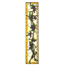 Meyda 22912 Tiffany Jeweled Grape Right Sided Stained Glass Window