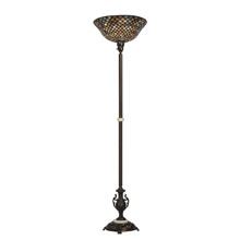 Meyda 26626 Tiffany Fishscale Torchiere Floor Lamp