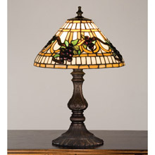 Meyda 26990 Tiffany Grapes Accent Table Lamp