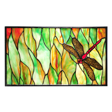 Meyda 37511 Tiffany Dragonfly Stained Glass Window