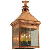 Traditional Locke Copper Wall Lantern - Meyda 126932