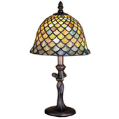 Tiffany Fishscale Mini Lamp - Meyda 30315