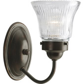 Classic/Traditional Economy Fluted Glass Wall Sconce - Progress Lighting P3287-20