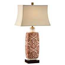Wildwood 12508 Embroidered Bottle Table Lamp