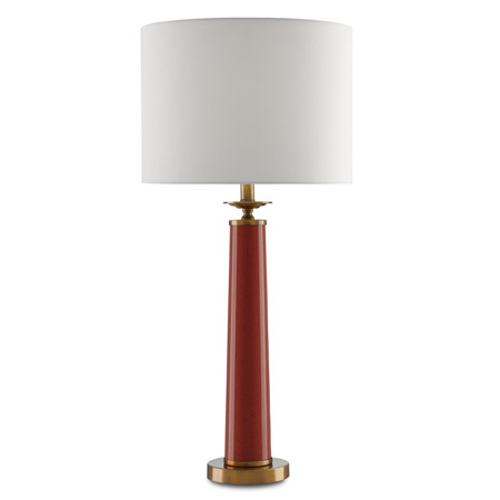 Currey and Company 6000-0033 Rhyme Red Table Lamp