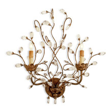 Currey and Company 5882 Crystal Bud Wall Sconce