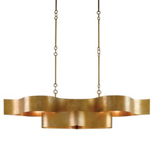 Currey and Company 9000-0046 Grand Lotus Oval Chandelier Island Light