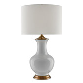 Traditional Lilou White Table Lamp - Currey & Company 6000-0020