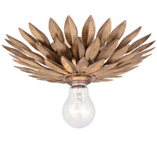 Crystorama 500-GA_CEILING Broche 1 Light Gold Ceiling Mount
