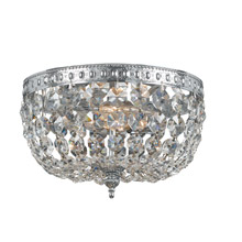Crystorama 708-CH-CL-MWP 2 Light Clear Crystal Chrome Ceiling Mount