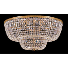 Crystorama 748-OB-CL-MWP 24 Light Clear Hand Cut Crystal Ceiling Mount