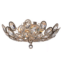 Crystorama 7583-DT Sterling 3 Light Distressed Twilight Ceiling Mount