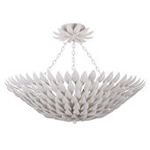 Broche 6 Light Matte White Ceiling Mount - Crystorama 517-MT_CEILING