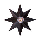 Transitional Astro 1 Light Bronze Sconce - Crystorama 9230-EB