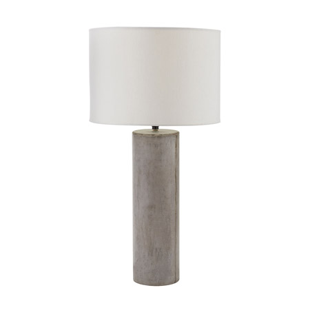 ELK Home 157-013 Cubix Round Desk Lamp In Natural Concrete