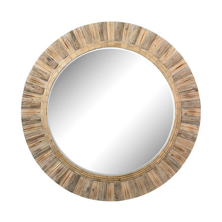 ELK Home 51-10163 Oversized Round Wood Mirror