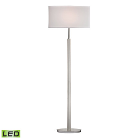 ELK Home D2550-LED Port Elizabeth LED Floor Lamp in Satin Nickel