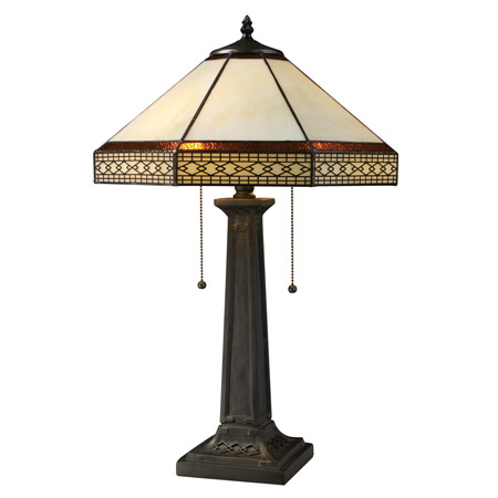 ELK Home D1858 Stone Filigree Table Lamp