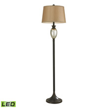 ELK Home 113-1141-LED Caledon Antique Mercury Glass LED Floor Lamp With Bronze Accents