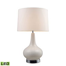 ELK Home 3935/1-LED Mary Kate & Ashley Continuum Mary-Kate And Ashley LED Table Lamp In White And Chrome