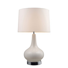 ELK Home 3935/1 Mary Kate & Ashley Continuum Table Lamp In White With Chrome Hardware