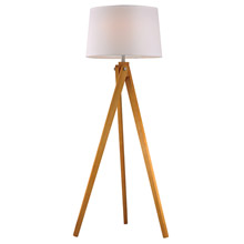 ELK Home D2469 Wooden Tripod Floor Lamp
