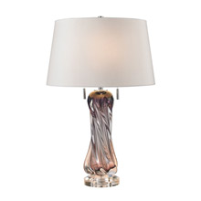 ELK Home D2663W Vergato Free Blown Glass Table Lamp in Purple