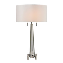ELK Home D2681 Bedford Solid Crystal Table Lamp in Polished Chrome