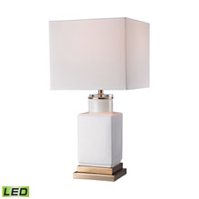 ELK Home D2753-LED Small White Cube LED Lamp