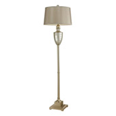 Traditional Elmira Antique Mercury Glass Floor Lamp With Silver Accents - ELK Home 113-1139