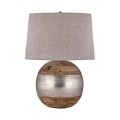 Transitional German Silver Table Lamp - ELK Home 8983-020