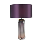 Ferrara Free Blown Glass Table Lamp in Purple - ELK Home D2661