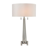 Traditional Bedford Solid Crystal Table Lamp in Polished Chrome - ELK Home D2681