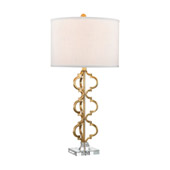 Castile 1 Light Table Lamp In Gold Leaf - ELK Home D2931